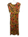 Cleobella Size M beige, pink, black Organic Cotton Sleeveless Midi Dress beige, pink, black / M