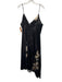 Hope for Flowers by Tracy Reese Size L Black & Cream Acetate Floral Print Dress Black & Cream / L