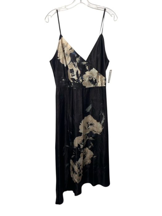 Hope for Flowers by Tracy Reese Size XS Black & Cream Acetate 3/4 Sleeve Dress Black & Cream / XS