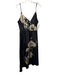 Hope for Flowers by Tracy Reese Size XS Black & Cream Acetate 3/4 Sleeve Dress Black & Cream / XS