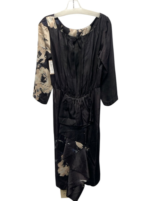 Hope for Flowers by Tracy Reese Size M Black & Cream Acetate 3/4 Sleeve Dress Black & Cream / M
