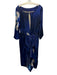 Hope for Flowers by Tracy Reese Size M Blue & Cream Acetate 3/4 Sleeve Dress Blue & Cream / M