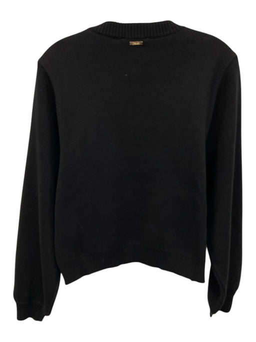Cleobella Size S Black, Blue, Brown Organic Cotton Long Sleeve Crew Neck Sweater Black, Blue, Brown / S