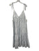 Rails Size L White & Multi Cotton & Lyocell Striped Tie Shoulder Midi Dress White & Multi / L