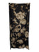 Misa Size L Black, Green, & Beige Polyester & Spandex Mesh Floral Print Skirt Black, Green, & Beige / L