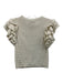 Cleobella Size M Ivory White Organic Cotton Ruffle Cap Sleeve Cable Knit Top Ivory White / M