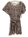 Cleobella Size L White, Orange & Blue Cotton floral print Pleat Detail Dress White, Orange & Blue / L