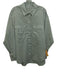 Good American Size 3/L White Cotton & Nylon Long Sleeve Breast Pocket Collar Top White / 3/L
