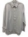 Good American Size 1/2 White Cotton & Nylon Long Sleeve Buttons Collar Top White / 1/2
