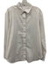 Good American Size M White Cotton & Nylon Long Sleeve Buttons Collar Top White / M