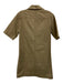 Zadig & Voltaire Size M Light Brown Cotton Short Sleeve Lace Up Dress Light Brown / M