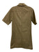 Zadig & Voltaire Size S Light Brown Cotton Short Sleeve Lace Up Dress Light Brown / S