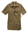 Zadig & Voltaire Size S Light Brown Cotton Short Sleeve Lace Up Dress Light Brown / S