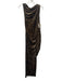 Good American Size M Brown & Black Polyester & Elastane Velvet Sleeveless Dress Brown & Black / M