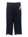 Margaret O'leary Size XS Navy Blue & Gray Cotton & Spandex Micro Corduroy Pants Navy Blue & Gray / XS