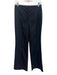 Greylin Size S Navy Blue Polyester & Viscose High Rise Flare Leg Zip Fly Pants Navy Blue / S