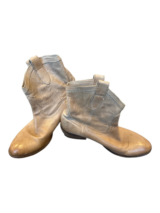 Frye Shoe Size 8 Tan Leather Short Boots Tan / 8