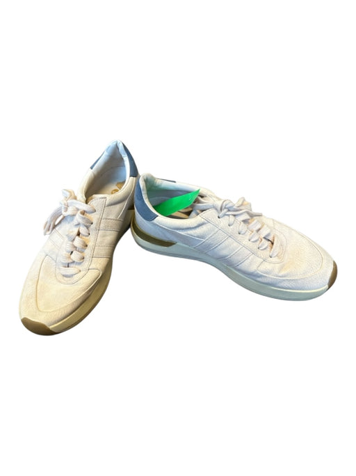 Gola Shoe Size 8 Cream & Blue Leather Color Block Athletic Sneakers Cream & Blue / 8