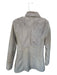 Dylan Size Est M Gray Vegan Suede Faux Fur Zip Close Coat Gray / Est M