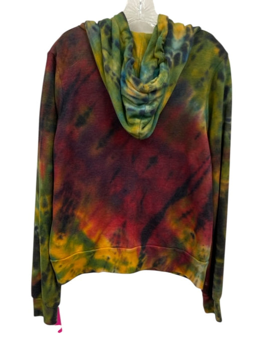 Aviator Nation Size S Green, Purple, Blue Cotton Blend Hoodie Tie Dye Pant Set Green, Purple, Blue / S