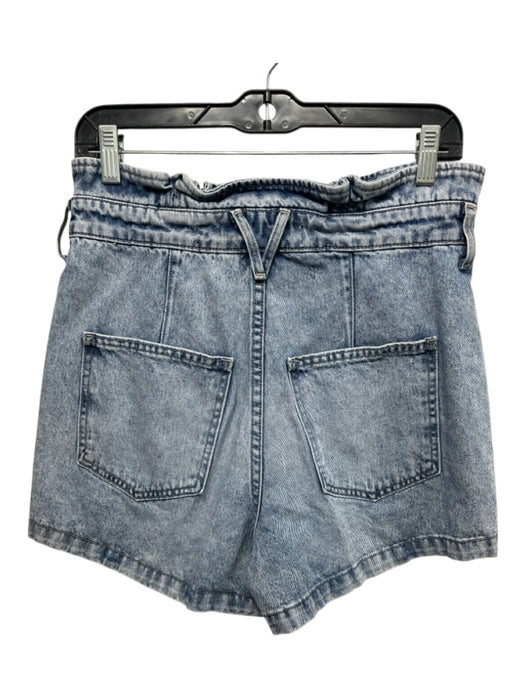 Veronica Beard Size 29 Med Wash Cotton Denim Paperbag Waist Zip & Button Shorts Med Wash / 29