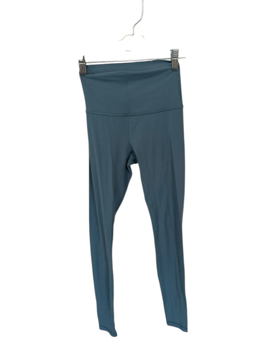 Lululemon Size 2 Seafoam Nylon Blend Interior Pocket Athletic Leggings Seafoam / 2