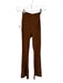 Lululemon Size 0 Brown Nylon Blend Interior Pocket Flare Athletic Leggings Brown / 0
