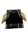 Christian Dior Gold, Clear & Black Gold Tone Metal Crystals Stud Earrings Gold, Clear & Black