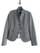 J. Crew Size S Black & White Wool Blend Herringbone Single Breasted Jacket Black & White / S