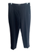 Karl Lagerfeld Size 8 Black Polyester Mid Rise Stripe Faux Pocket Pants Black / 8