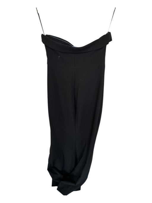 Likely Size 6 Black Strapless High SLit Gown Black / 6