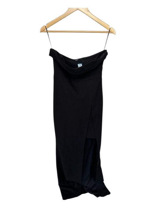 Likely Size 6 Black Strapless High SLit Gown Black / 6