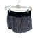 Lululemon Size Est XS Black & White Waist Band Abstract Athletic Shorts Black & White / Est XS