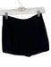 Amanda Uprichard Size XS Black Polyester Back Zip Mini Skort Black / XS