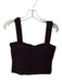 Vince Size M Maroon Wool & Cashmere Sleeveless Loose Knit Square Neck Sweater Maroon / M