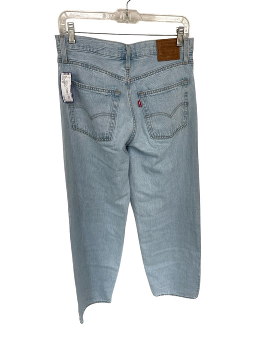 Levis Size 27 Light Wash Cotton Blend Straight Cut Pockets Zip Fly Jeans Light Wash / 27