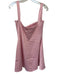 House of CB Size M Pink Polyester Mini Square Neck Bust Detail Back Zip Dress Pink / M