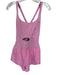 FP Movement Size S Bubblegum Cross Back Cut Out Detail Athletic Romper Bubblegum / S