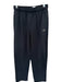 Alo Yoga Size Est M Black Wide Leg Drawstring Pockets Sweatpants Black / Est M