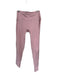Set Active Size M Pink & Burgundy Polyester Blend Stripe Detail Leggings Pink & Burgundy / M