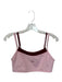 Set Active Size M Pink & Burgundy Polyester Blend Double Strap Logo Detail Top Pink & Burgundy / M