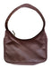 Sunday best Maroon Nylon Top Handle Zip Close Shoulder Bag Bag Maroon / S