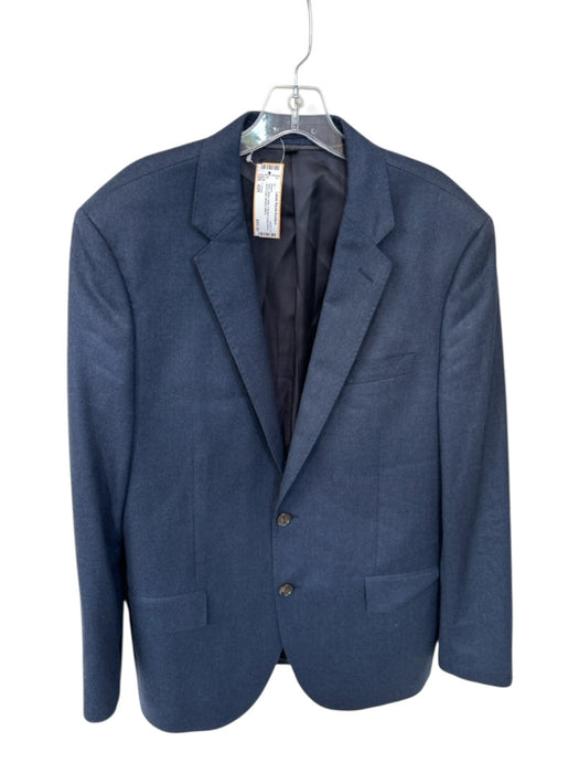 J. Crew Navy Wool Solid 2 Button Sport Coat Men's Blazer Navy / 42R