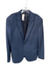 J. Crew Navy Wool Solid 2 Button Sport Coat Men's Blazer Navy / 42R