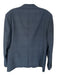 Theory Gray Wool Blend Plaid 2 Button Men's Blazer Gray / 42R