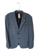 Theory Gray Wool Blend Plaid 2 Button Men's Blazer Gray / 42R