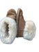 Ugg Shoe Size 8 Camel & Beige Suede Shearling Lined Fold Over Boots Camel & Beige / 8