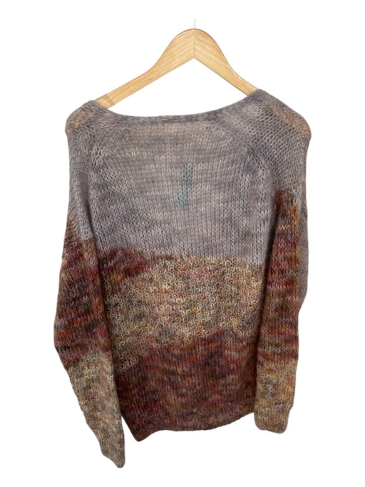 Ulla Johnson Size ML Multi Kid mohair Ombre Knit Cardigan Sweater Multi / ML