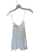 Zara Size XS White Spaghetti Strap Lace Trim Side Zip Dress White / XS