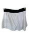 Alo Size Est S White & Black Waist Band Athletic Skort White & Black / Est S